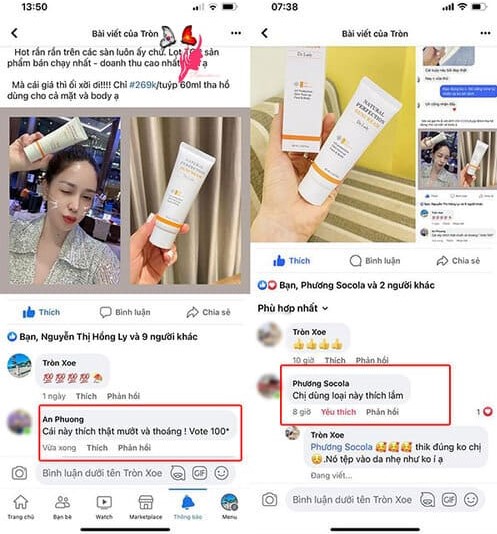 Đánh giá từ những người đã dùng kem chống nắng Dr.Lady Suncream