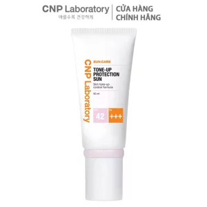 Kem chống nắng CNP nâng tone Laboratory 50ml SPF 42 PA +++ kiềm dầu, khô ráo dành cho dân văn phòng, bà bầu